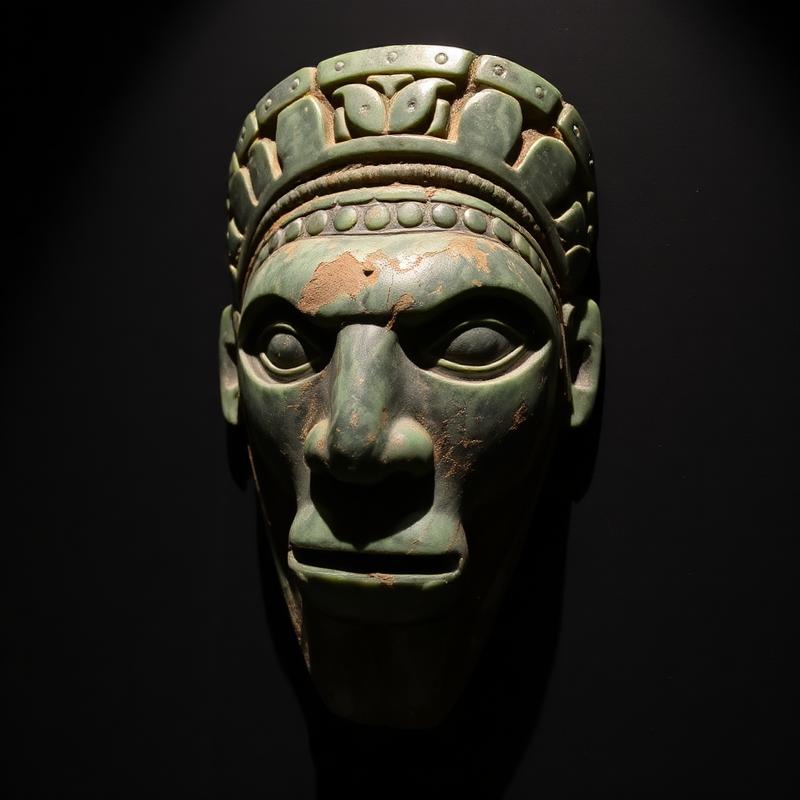 Jade ceremonial mask